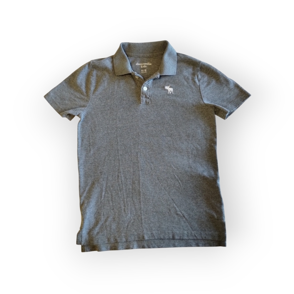 🎄 Abercrombie Kids icon pique polo‎ Size 11/12